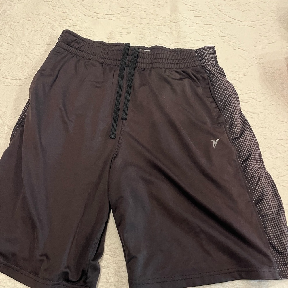 Active USA Black Athletic Shorts Performance